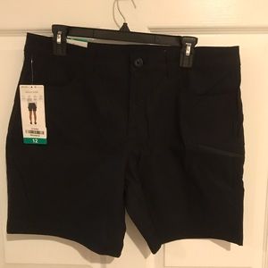 Eddie Bauer Woman’s Rainer Short Black Size 12 NWT